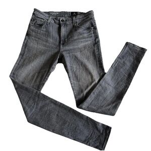 AG Adriano Goldschmied Farrah Skinny Jeans Womens 28R Gray Charcoal High Rise